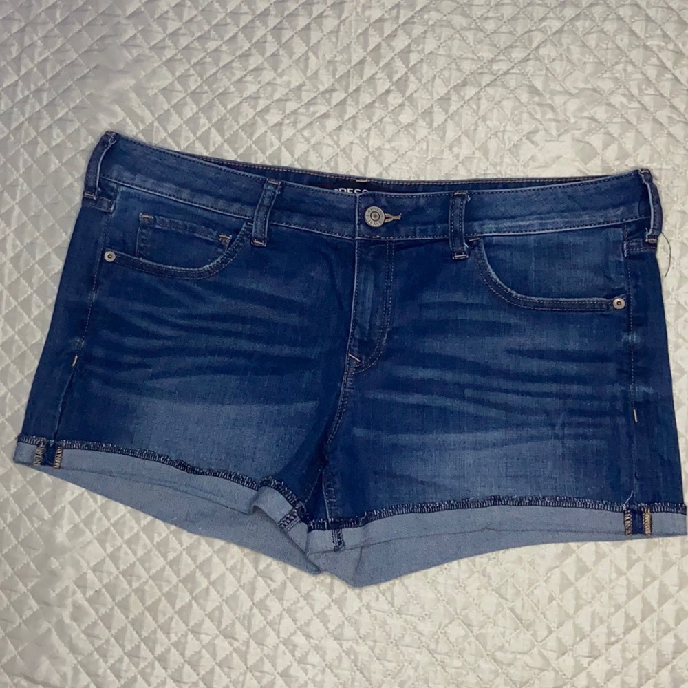 Dark blue Junior Jean shorts